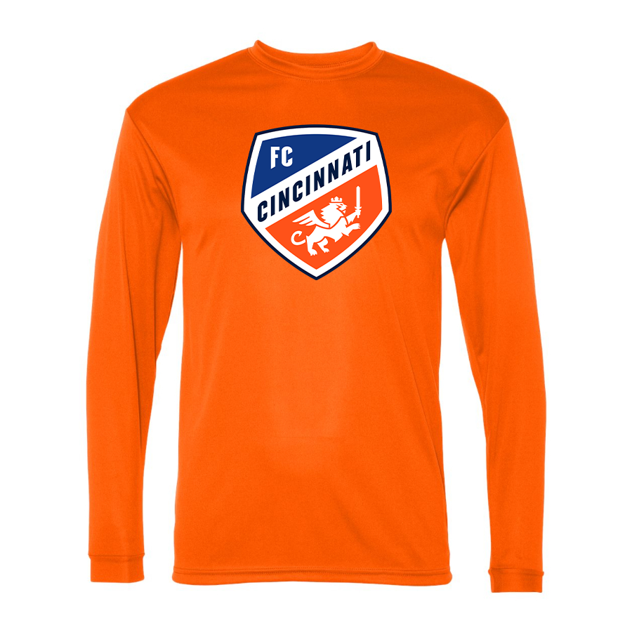 Men's  FC Cincinnati Polyester Long Sleeve T-Shirt
